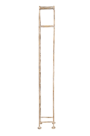 Biscottini Biscottini Cantinetta 8 Bottiglie Ferro Battuto Bianca Anticata 15x16x105 Arredo