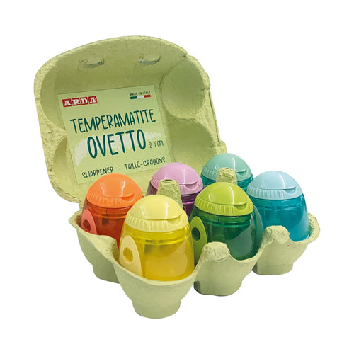 Temperamatite Ovetto 2 Fori Colori Ass. Arda