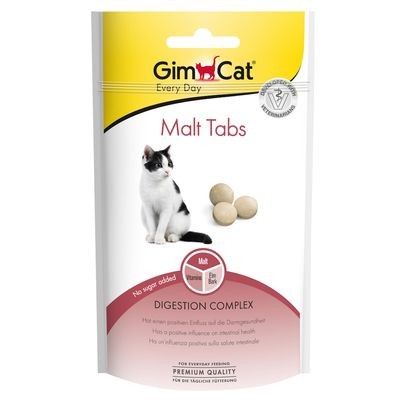 GimCat Snack per Gatti Compresse Malt Digestion Complex 40gr