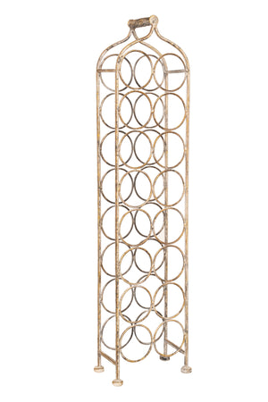 Biscottini Biscottini Cantinetta Portabottiglie Ferro Battuto 16 Bottiglie Stabile