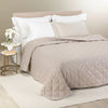 Copriletto Trapuntato Danubio ! Caleffi Matrimoniale Raso Jacquard Dreaming - Eleganza di Lusso