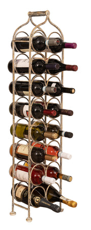 Biscottini Biscottini Cantinetta Portabottiglie Ferro Battuto 16 Bottiglie Stabile