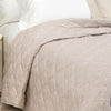 Copriletto Trapuntato Danubio ! Caleffi Matrimoniale Raso Jacquard Dreaming - Eleganza di Lusso