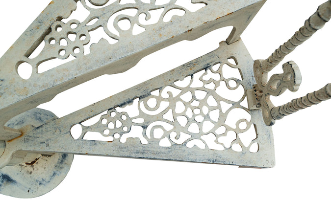 Biscottini Scala chiocciola ghisa anticata Biscottini 166x100x375 artigianale stabile