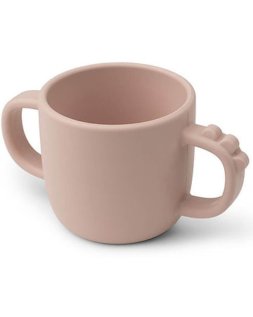 Tazza con 2 Manici in Silicone Alimentare -Peekaboo- Croco - Rosa Cip Done By Deer