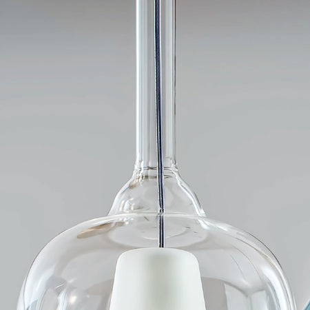 Lampadario vetro colorato Gea Luce OFELIA S E27 LED lampada soffitto