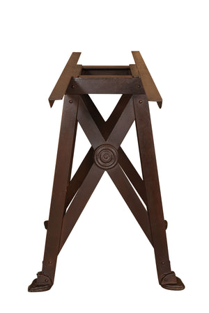 Biscottini Base Tavolo Ferro Battuto Forgiato Mano Biscottini 102x56x74 Struttura Robusta