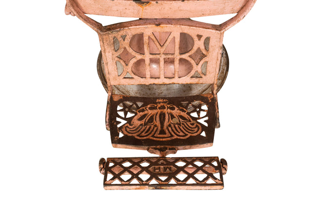 Biscottini Poltrona Barbiere Antica Restaurata Anni 800 Biscottini Ferro Ghisa Legno