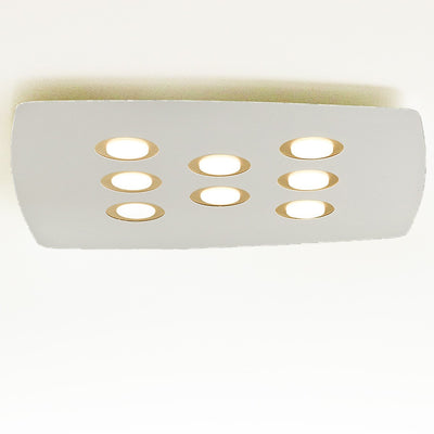 Plafoniera moderna Illuminando DEMETRA DEME8SLBNFO GX53 LED metallo parete soffitto