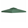 Copertura Telo Ricambio per Gazebo 3x3 MT Verde Impermeabile Anti UV