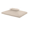 Copertura Ricambio per Gazebo 3x4 MT Idrorepellente Protezione UV Crema