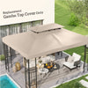 Copertura Ricambio per Gazebo 3x4 MT Idrorepellente Protezione UV Crema