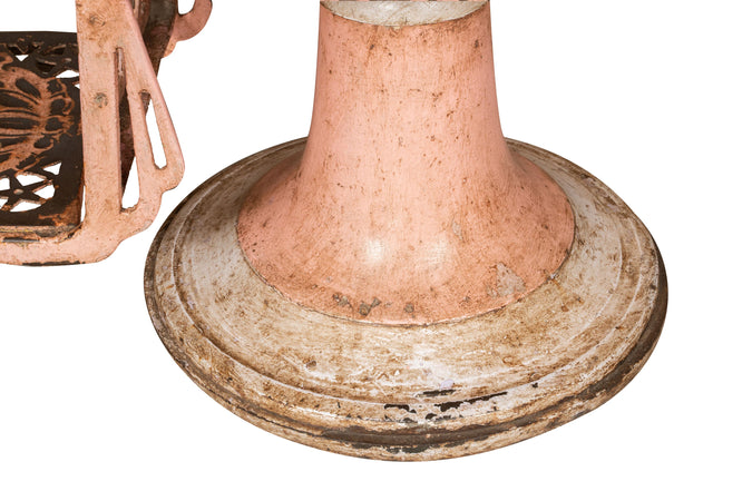 Biscottini Biscottini Poltrona Sedia Barbieri Antica Restaurata Anni 800 Ferro Ghisa