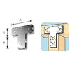 MASIDEF CONNEX PIASTRA A T - 80X68X38 MM