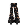 MARINE SERRE Moon Printed Jersey Ms Boots in Black da donna