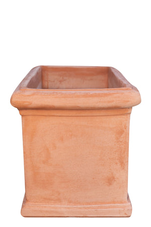 Biscottini Cassetta fioriera in Terracotta 100% Made in Italy interamente Lavorata a Mano