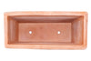 Biscottini Biscottini Cassetta Fioriera Terracotta Galestro Made Italy 82x37x37 Artigianale