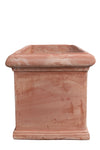 Biscottini Cassetta fioriera in Terracotta festonato 100% Made in Italy interamente Lavorata a Mano