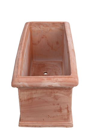 Biscottini Biscottini Cassetta Fioriera Terracotta Antigeliva Made in Italy 101x45x45 art.