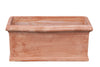 Biscottini Cassetta fioriera in Terracotta festonato 100% Made in Italy interamente Lavorata a Mano
