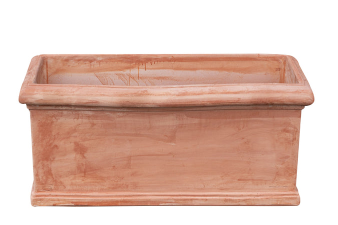 Biscottini Biscottini Cassetta Fioriera Terracotta Antigeliva Made in Italy 101x45x45 art.