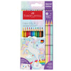 Astuccio 10+3 Matite Colour Grip Colori Assortiti Faber Castell