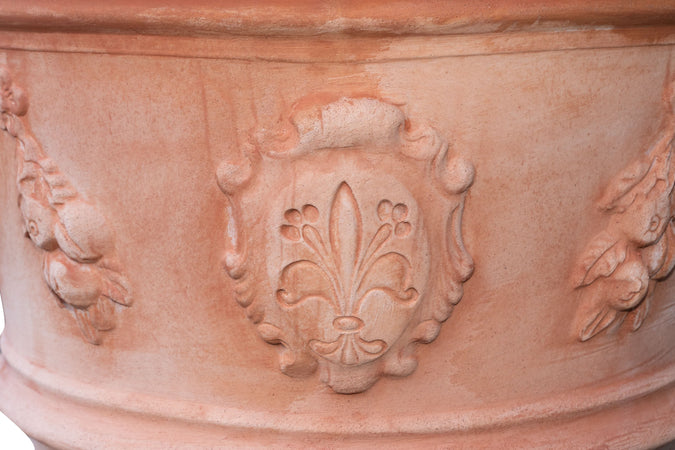 Biscottini Biscottini Vaso Terracotta Made in Italy Artigianale Galestro Antigelivo D 72 H