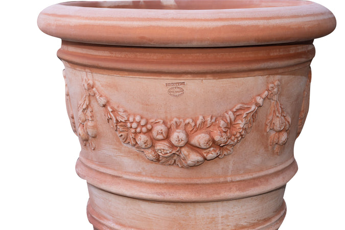 Biscottini Biscottini Vaso Terracotta Made in Italy Artigianale Galestro Antigelivo D 72 H
