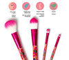 Legami, Set di 4 Pennelli per il Trucco, tema Flora