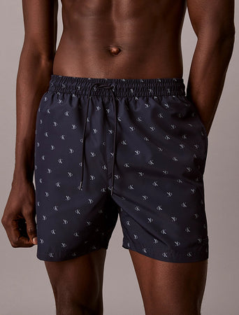 Boxer Mare Calvin Klein Corto con logo CK e Cordoncino Regolabile