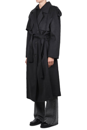 LA FEMME BLANCHE La Femme Blanche - Trench - 461448 - Nero da donna