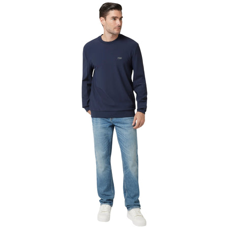 Guess felpa tecnica stretch blu M4YQ09 KCBL0 G7V2