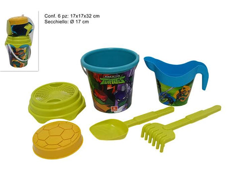 Secchiello Completo Diametro 17cm Turtles