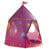 Tenda Gioco Bambini Casetta Rosa Castello in Tessuto 120x116 cm Interno ed Esterno