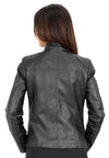 Michela - Giacca Donna Nera in vera pelle