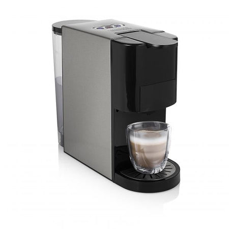 Princess Macchina Da Caffe Capsule/cialde/macinato 4in1 Nero/silver