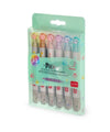 Legami, Set di 6 Evidenziatori Pastello doppia Punta, Tema Meow