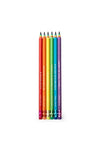 Legami, Set di 6 Matite HB in Carta riciclata, Matite Arcobaleno con Frasi ispirazionali