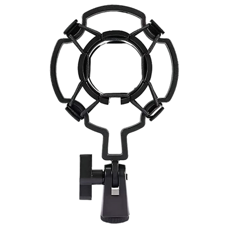 Braccio Supporto Regolabile da tavolo per Microfono e Smartphone con Filtro Antipop- Ragno- Clips