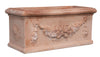 Biscottini Cassetta fioriera in Terracotta festonato 100% Made in Italy interamente Lavorata a Mano