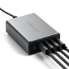 Satechi ST-UC165GM-EU Caricabatterie per dispositivi mobili Universale Nero, Grigio AC Ricarica rapida Interno (Satechi 165W USB-C 4-Port PD GaN Charger)