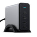 Satechi ST-UC165GM-EU Caricabatterie per dispositivi mobili Universale Nero, Grigio AC Ricarica rapida Interno (Satechi 165W USB-C 4-Port PD GaN Charger)