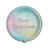8 Piatti D18Cm Buon Compleanno Soft Rainbow Big Party