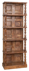 Biscottini Biscottini Libreria Legno Massiccio Solida Spaziosa 70x32x193 Shabby Country