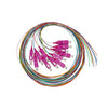 Set 12 cavi pigtail fibra ottica colorati connettori sc om4 simplex 12pz - 2 mt