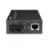 Lindy 25119 convertitore multimediale di rete 850 nm Modalit multipla Nero (Lindy 25119 netv?rksomformer til medie)