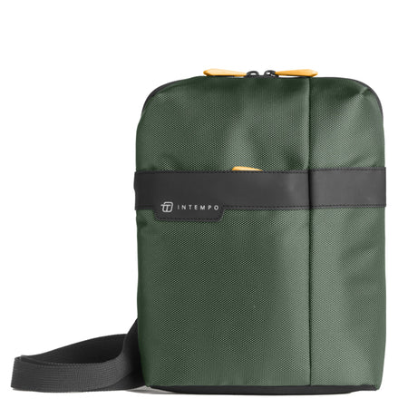 Tracolla City Bag Job Dim. 21X28X6Cm Tessuto Tecnico Verde Intempo