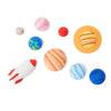 Legami, Solar System, Set di 9 Gomme a Forma di Razzo, Pianeti, Sole