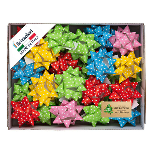 36 Stelle Nastro Ecocarta 20Mmxd9Cm Fantasie Assortite Brizzolari