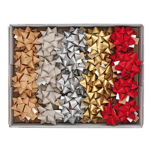 50 Stelle Nastro Carta Ecocolor 15Mmxd6,5Cm Colori Assortiti Natale Brizzolari